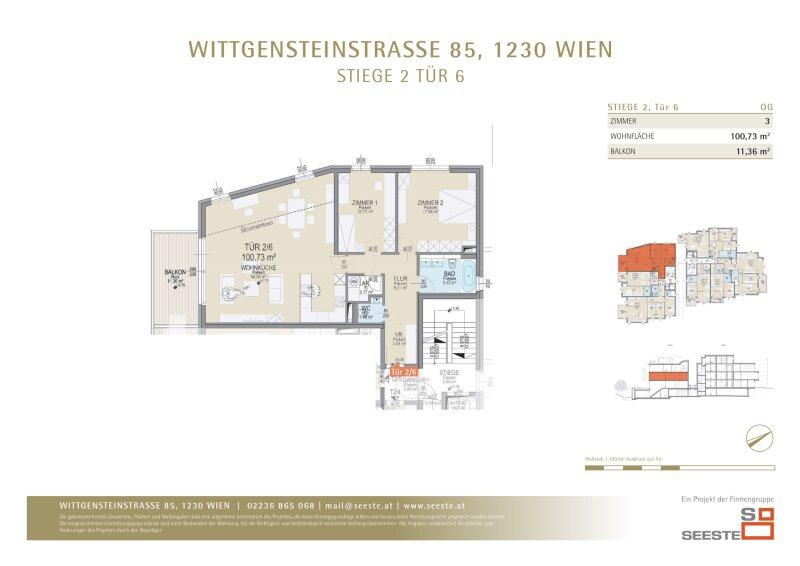 Grundriss Tür 2/6