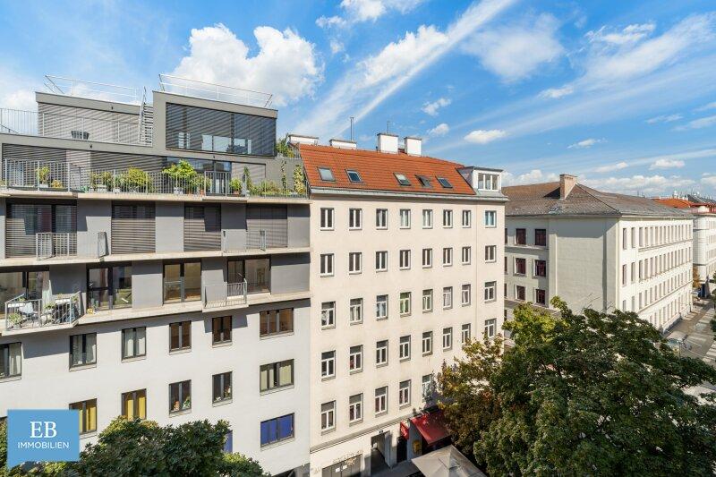 Blick aus der Wohnung