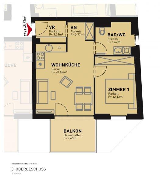 Grundriss: Drygalskiweg 59