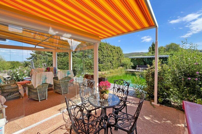 Terrasse Richtung Biotop