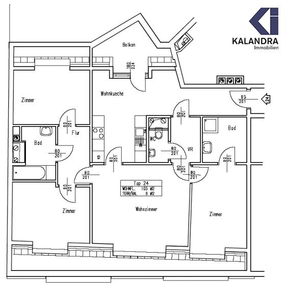 6m² - Balkon