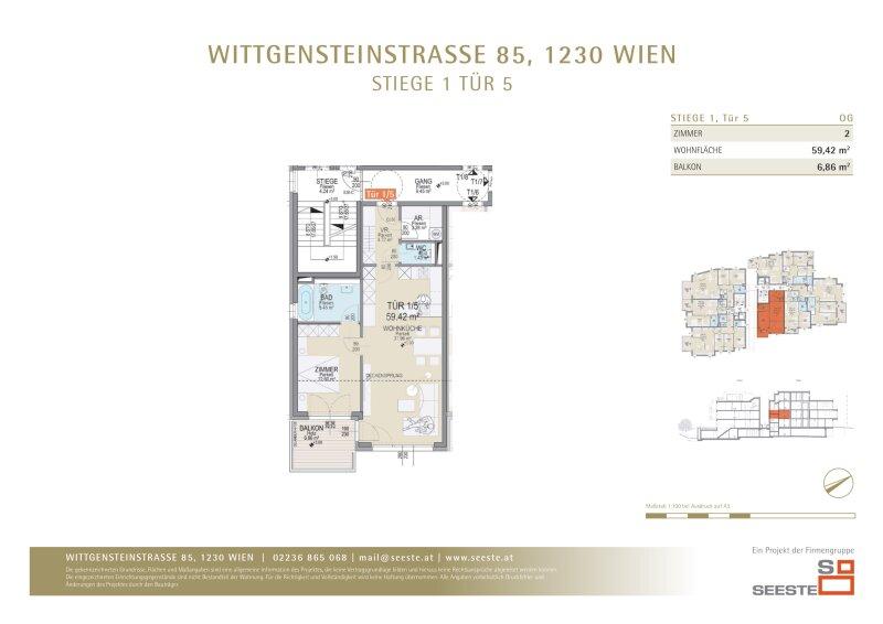 Grundriss Tür 1/5