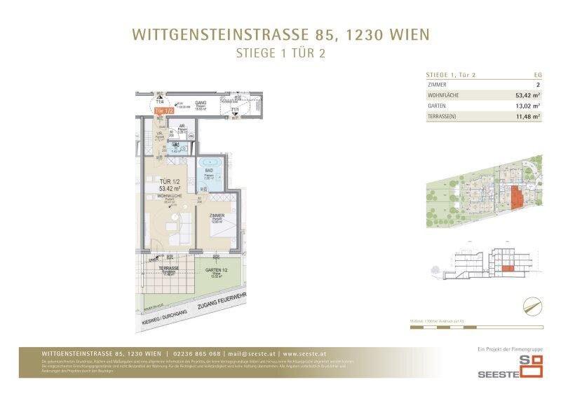 Grundriss Tür 1/2
