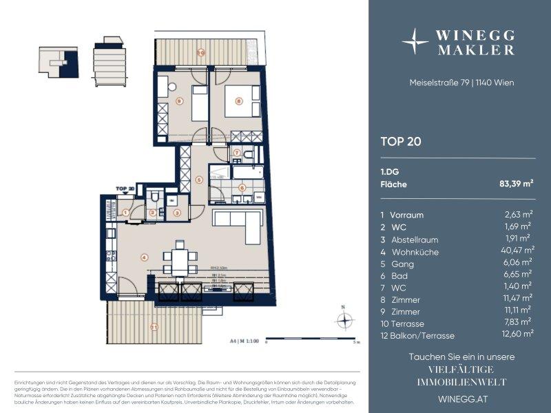 Grundriss Top 20