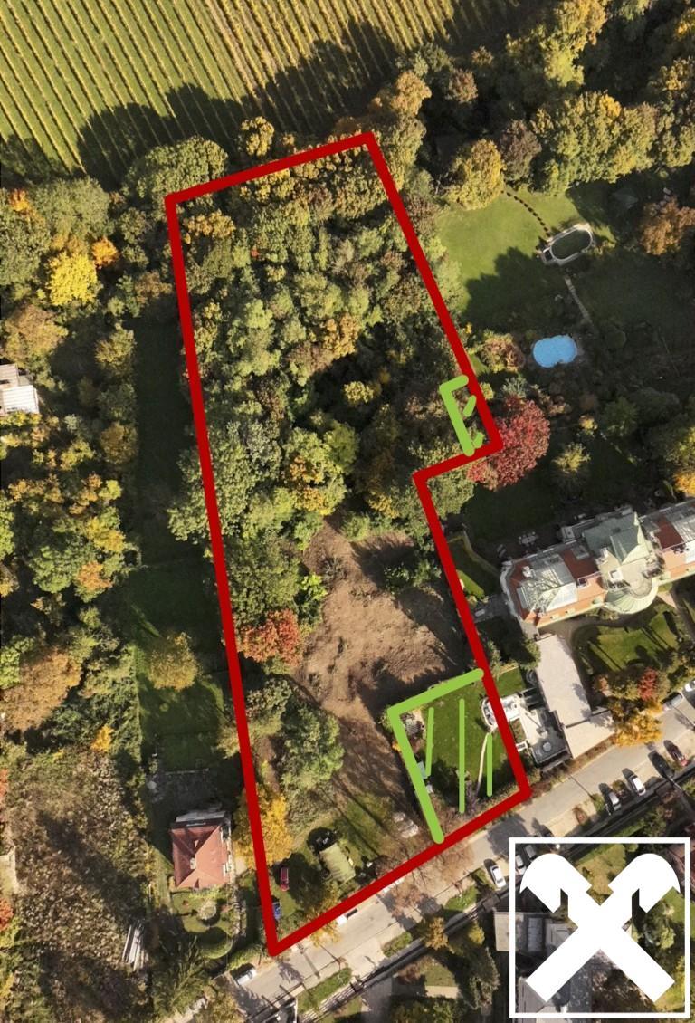 Ansicht oben markiert