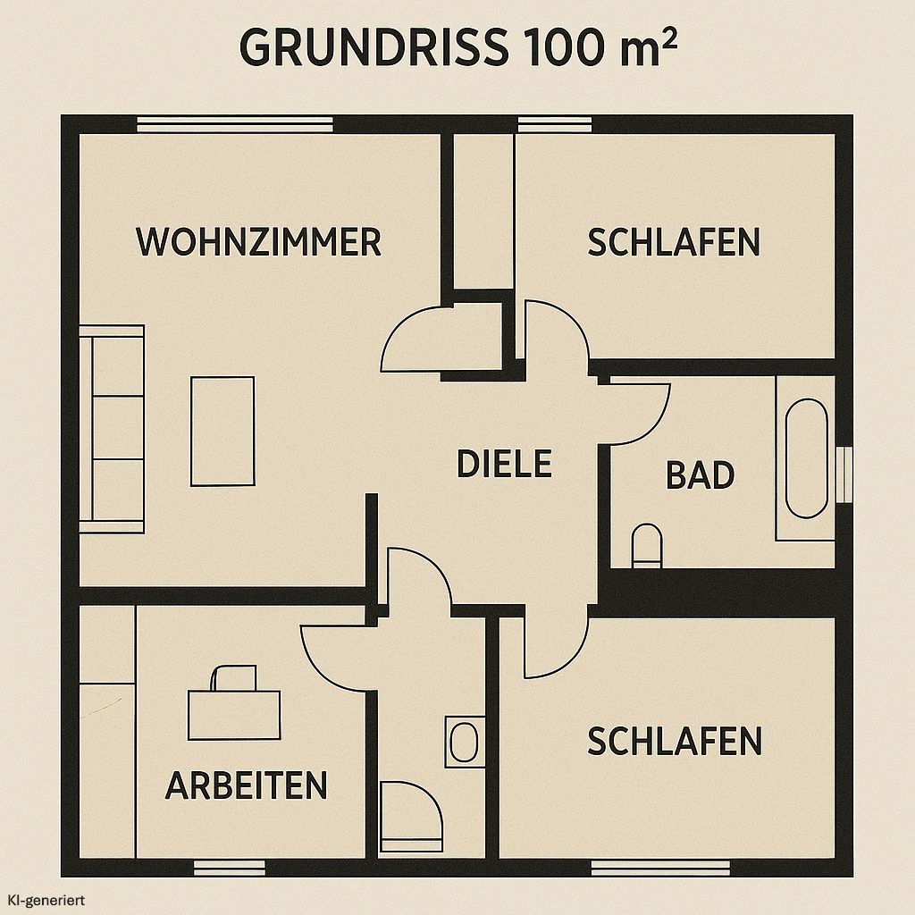 4-Zimmer-Wohnung in Zinshaus mitten in Graz