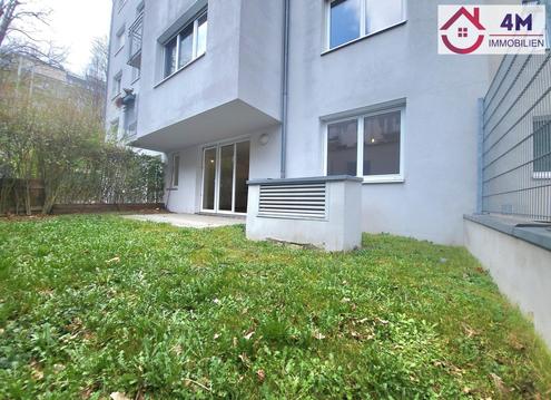 Fraumhafte 4-Zimmer-Wohnung mit Garten,Terrasse und Loggia +inkl. Garagenplatz++Top Lage nahe der Schmelz