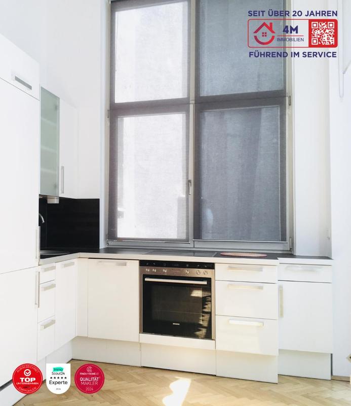 die Kche mit direkter Verbindung zur Terrasse