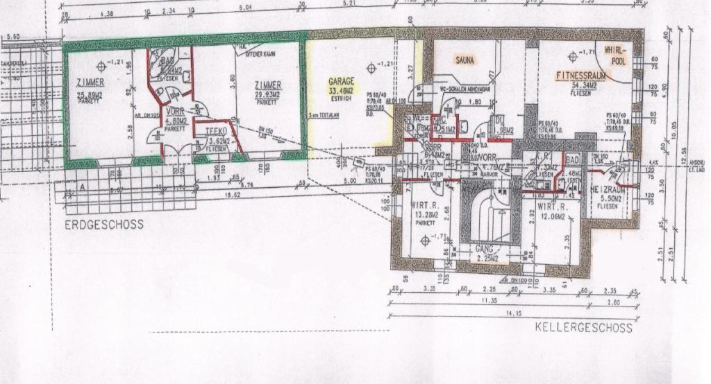 Grundriss Erdgescho & Keller