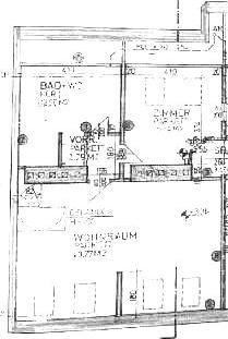 Plan Dachgeschoss 4. Stock