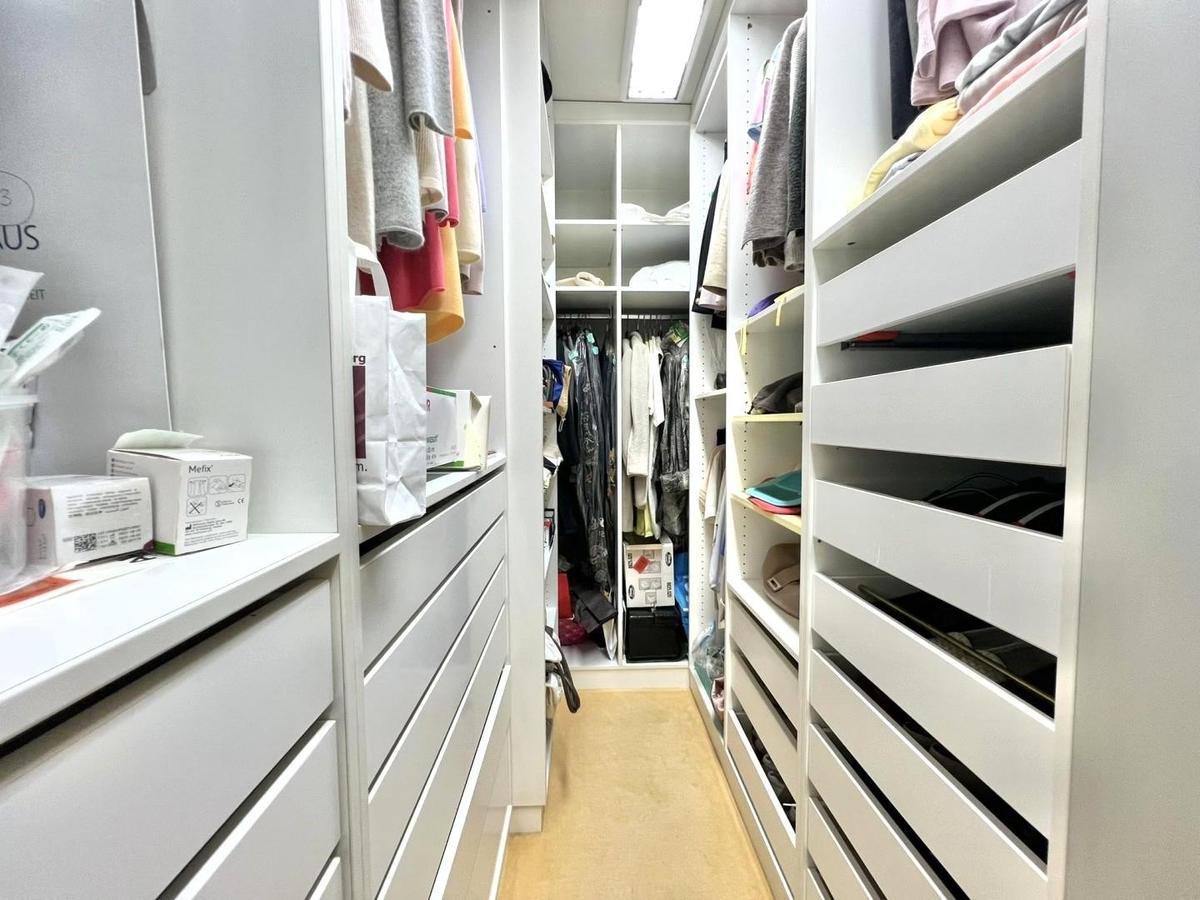 begehbare Garderobe