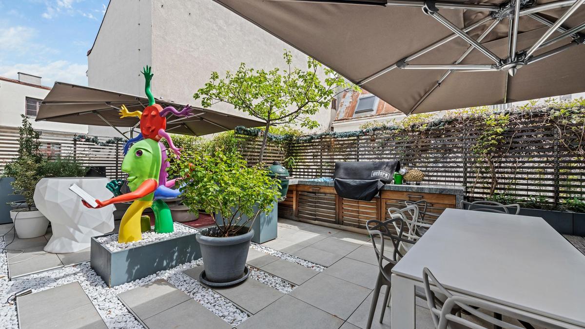 Einblick auf die perfekte Terrasse