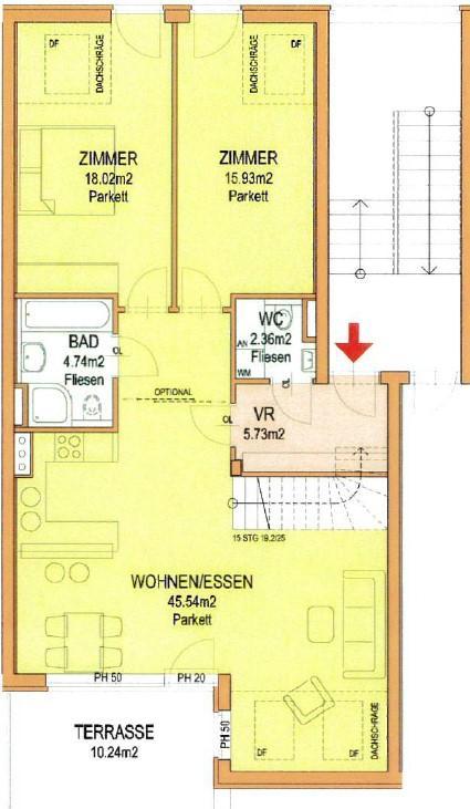 28. Eigentumswohnung 1220 Wien - Grundriss EG