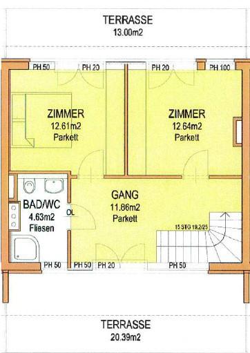 29. Eigentumswohnung 1220 Wien - Grundriss DG