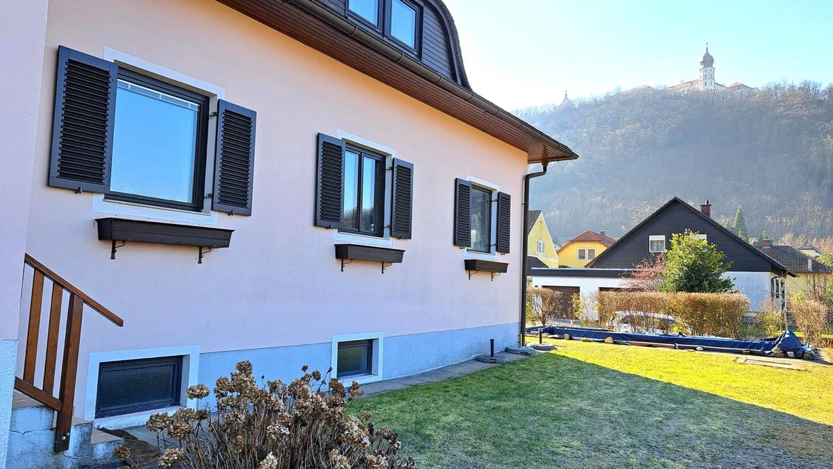 Blick auf Stift Gttweig