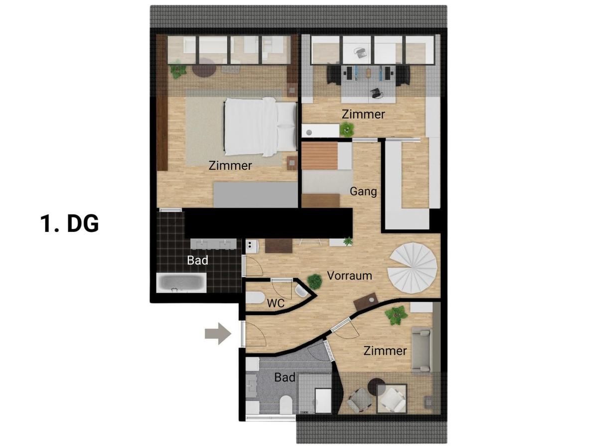 22. Eigentumswohnung 1060 Wien - Grundriss