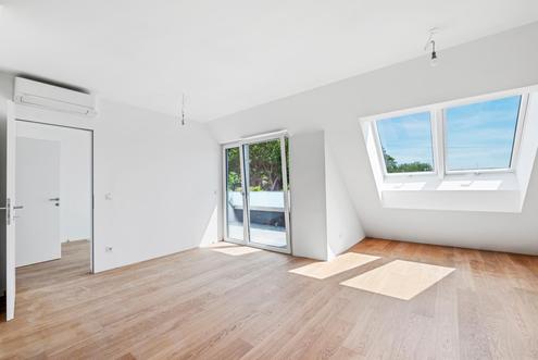 Zwei Zimmer Dachterrassenwohnung nähe AIS - ERSTBEZUG