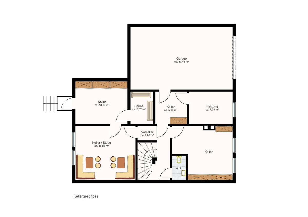 Plan 2D Keller