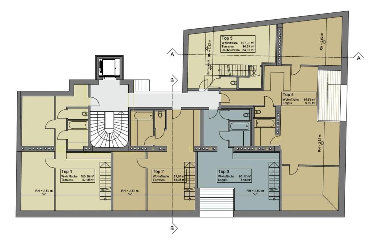 Grundriss 1. DG