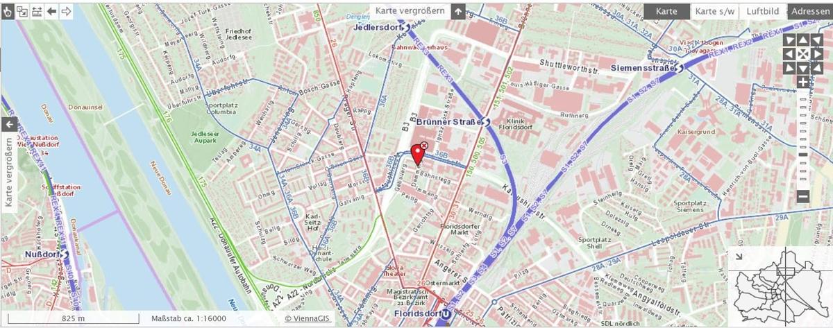 Lageplan mit ffis