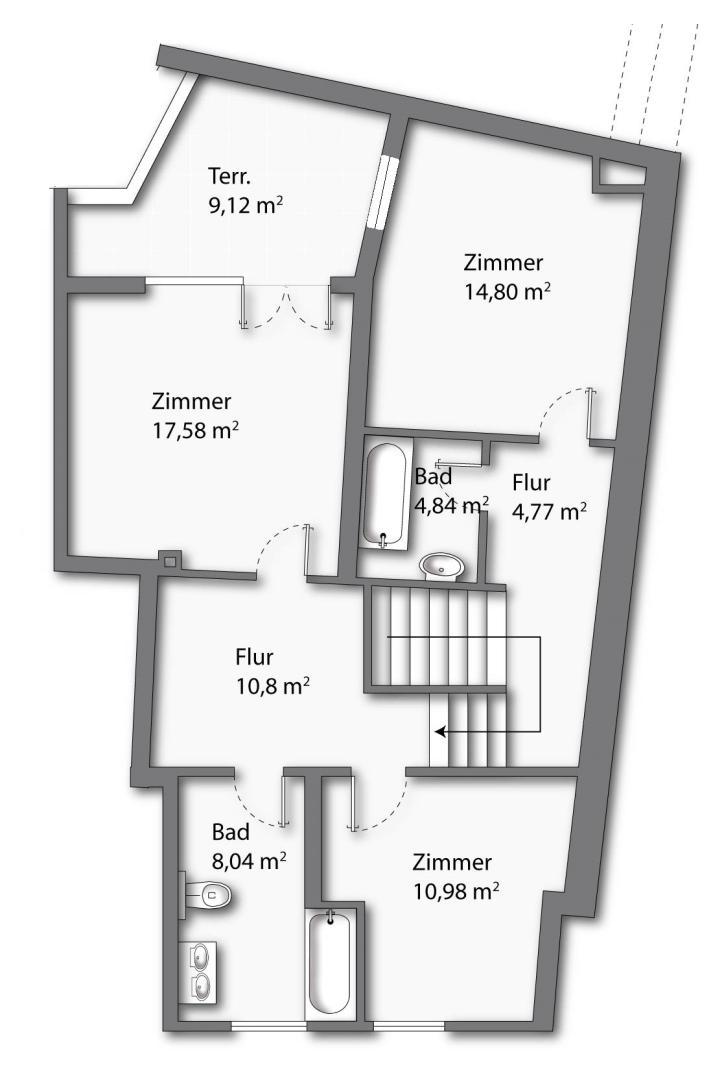 Plan Obergeschoss