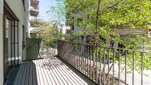 NEUBAU - BAUJAHR 2017- FERNWÄRME ! Top möblierte 2 Zimmer Wohnung mit großem Balkon in Trienna
