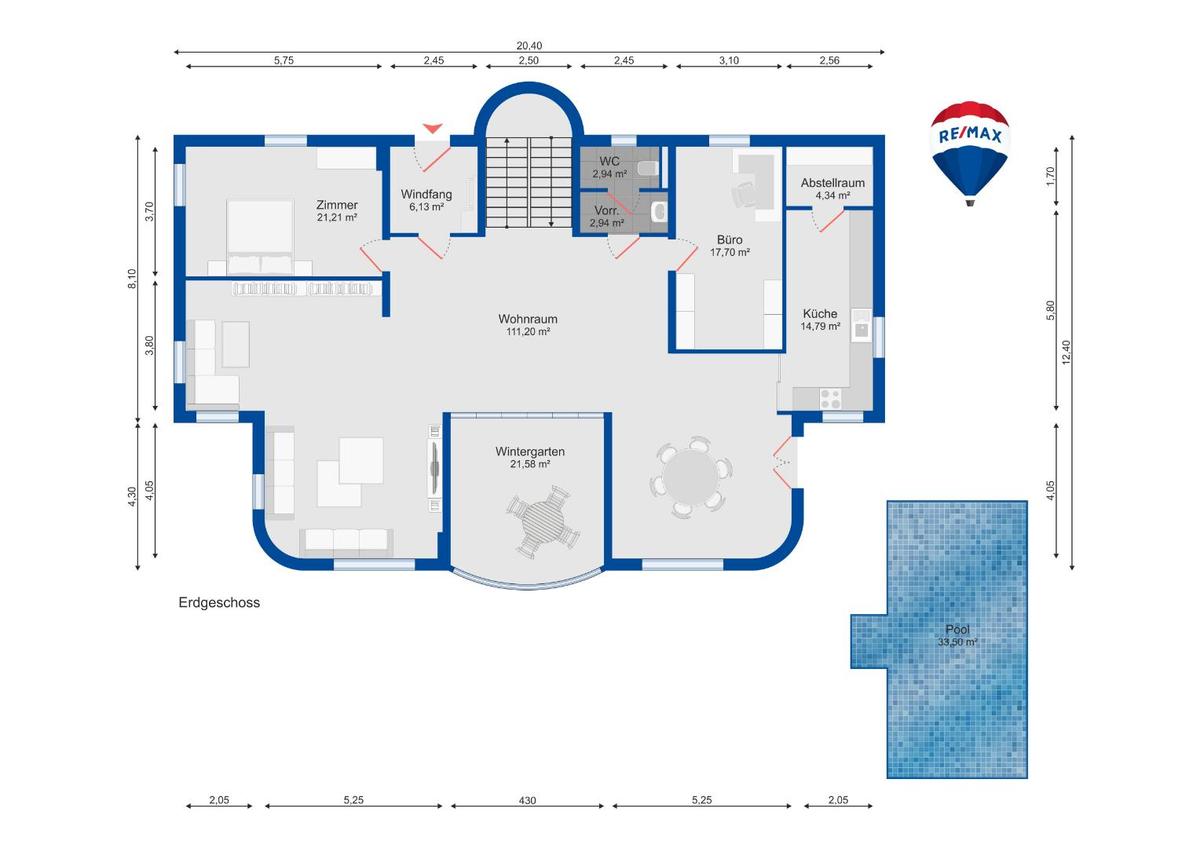 42 Erdgeschoss Plan