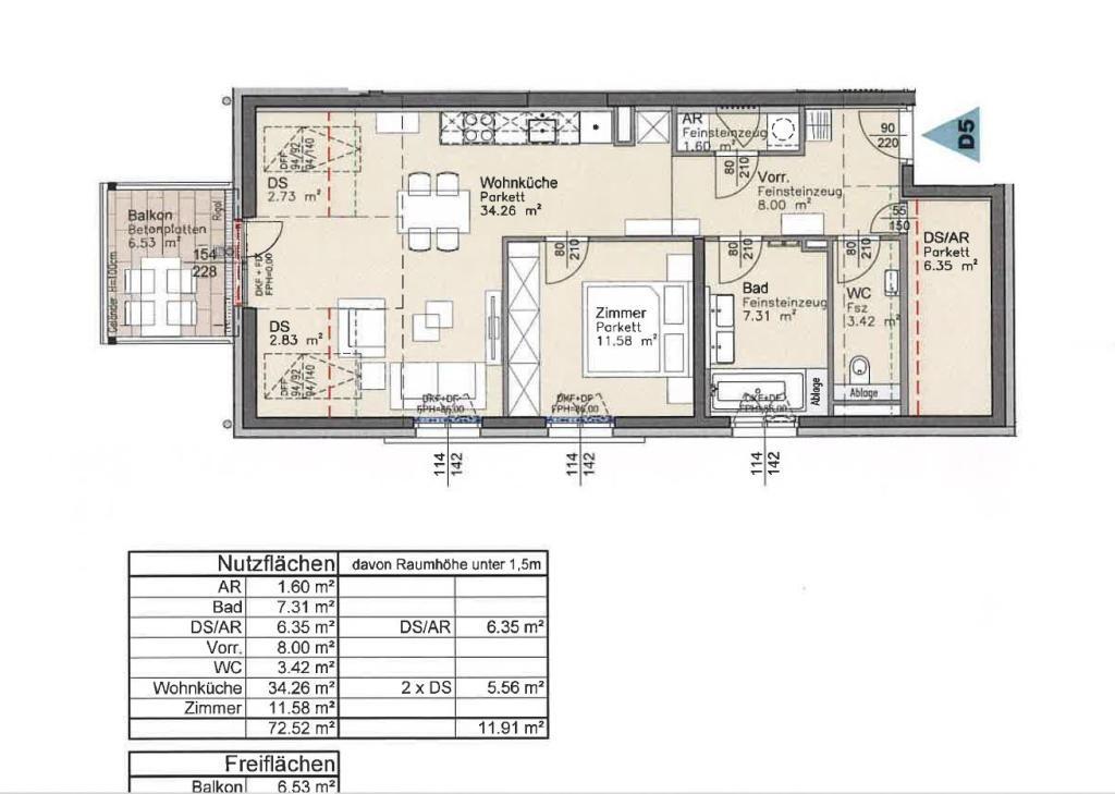 Grundriss D5