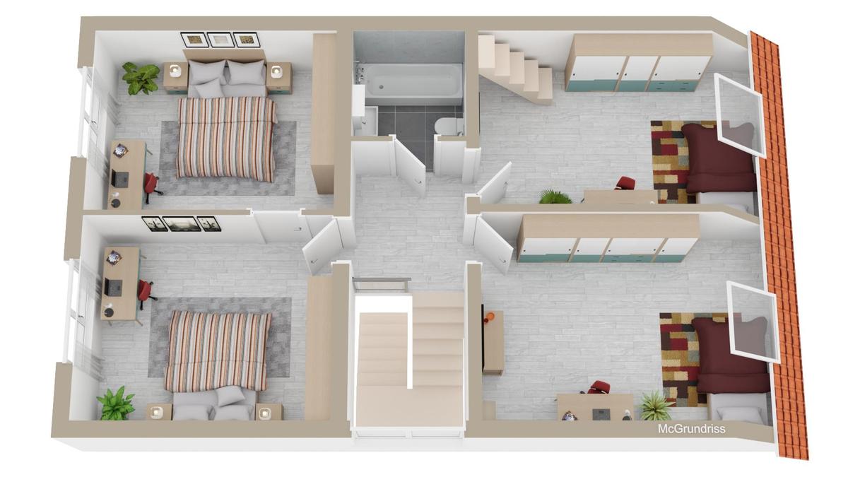 Plan. Kernhausgasse 2. OG