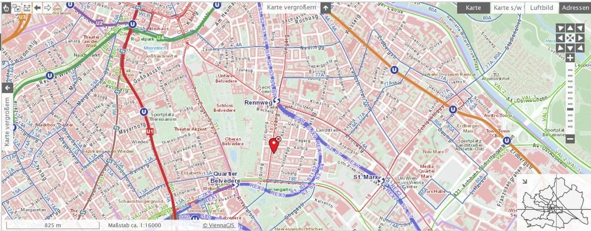Lageplan mit O?ffis