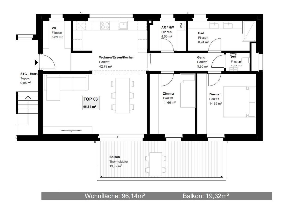 Plan EG Top 3 noch individuell gestaltbar