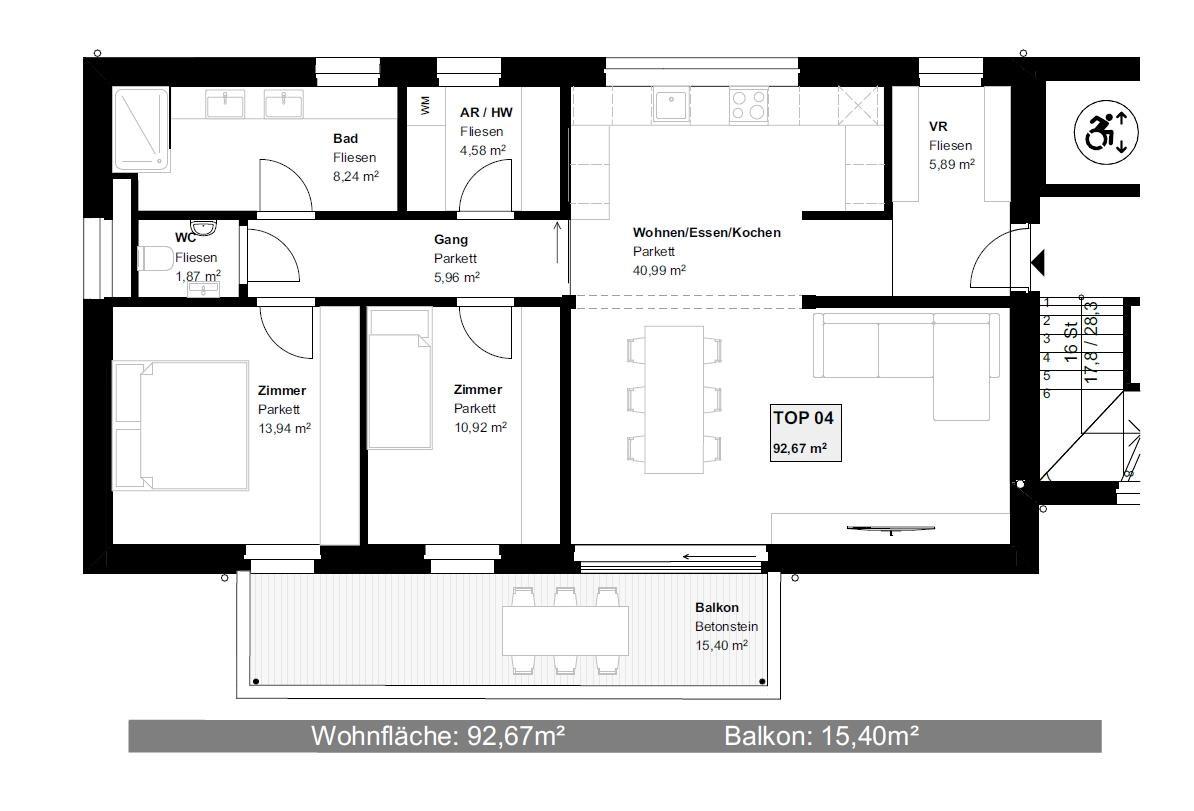 Plan EG Top 4 noch individuell gestaltbar