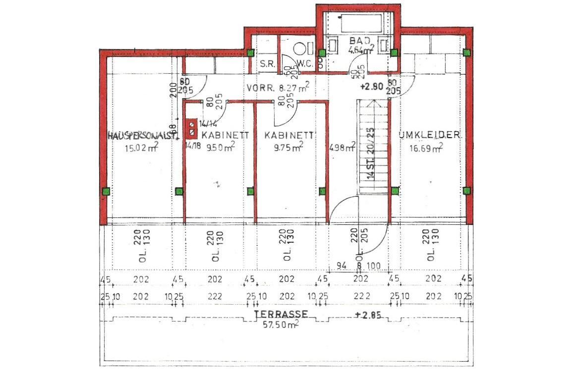 20. Einfamilienhaus 1210 Wien Grundriss 1. Stock