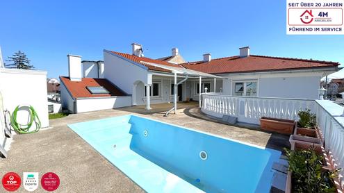 ? 7-Zimmer Villa mit Pool und Geschftsflche ?