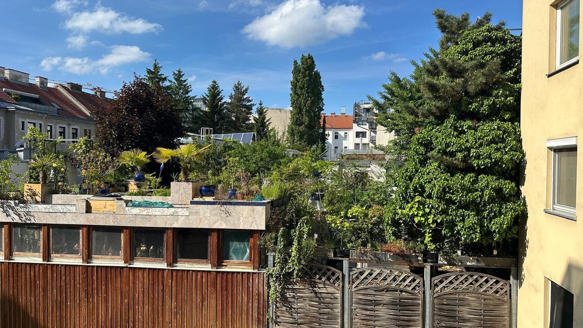 Ausblick vom Wohnzimmer
