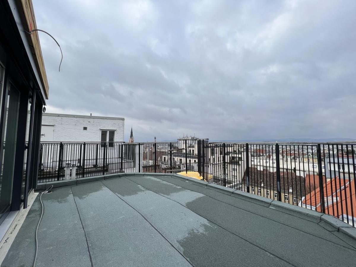 Dachterrasse mit Wienblick