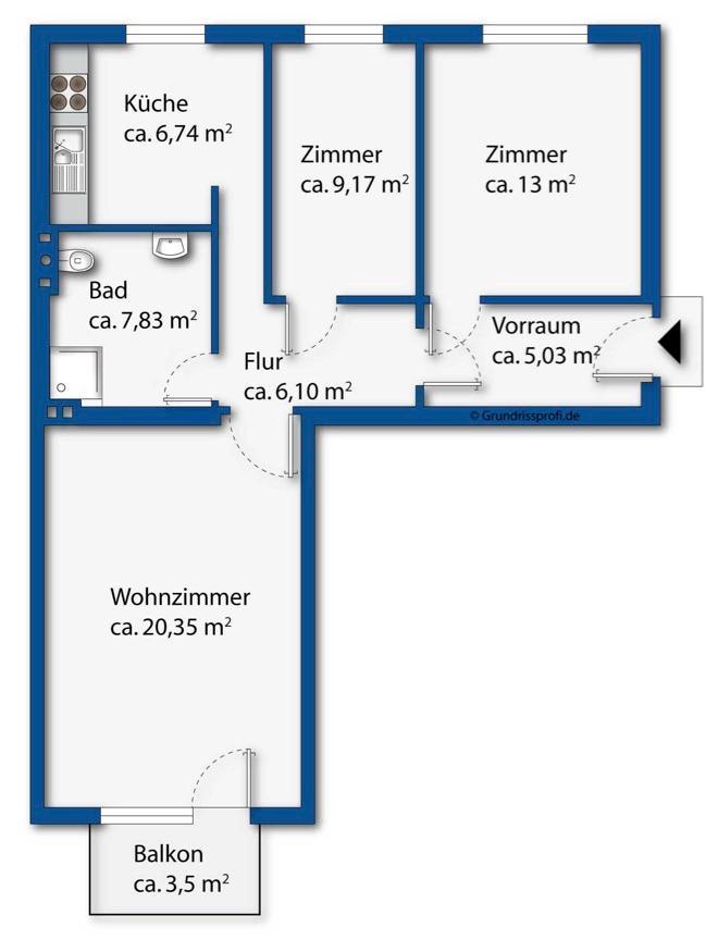 13. Grundriss