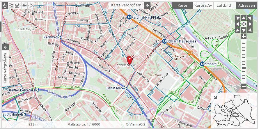 Lageplan mit ffis