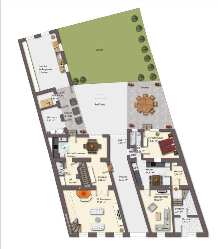 Plan Erdgeschoss