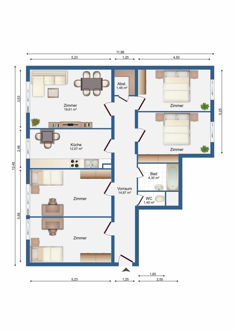 Grundrissplan