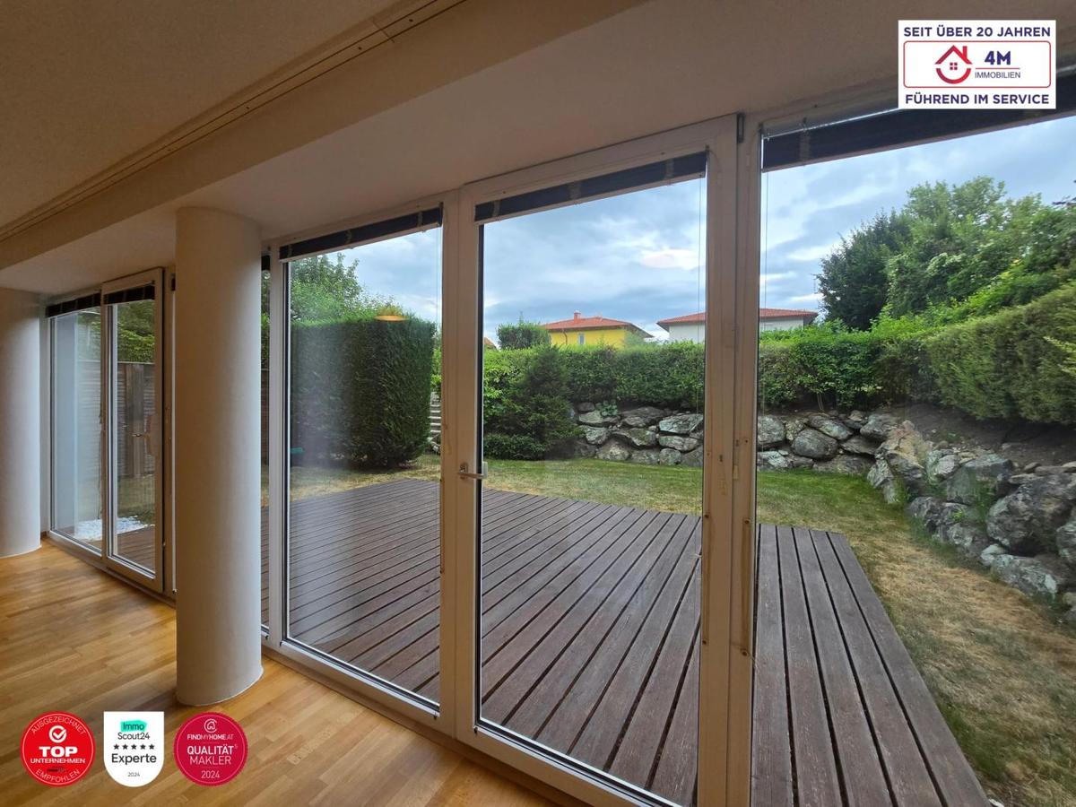 Blick in den Garten Kche