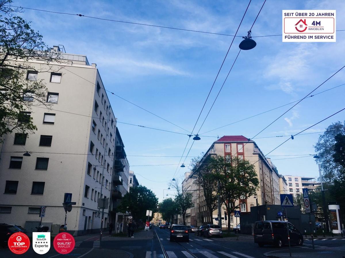 mit den ffis die Innenstadt ca. 10 min