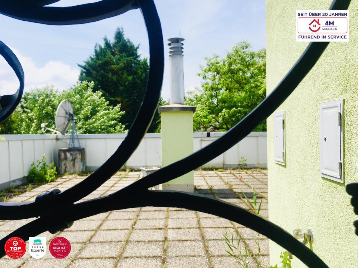 Terrasse mit Wasserhahn