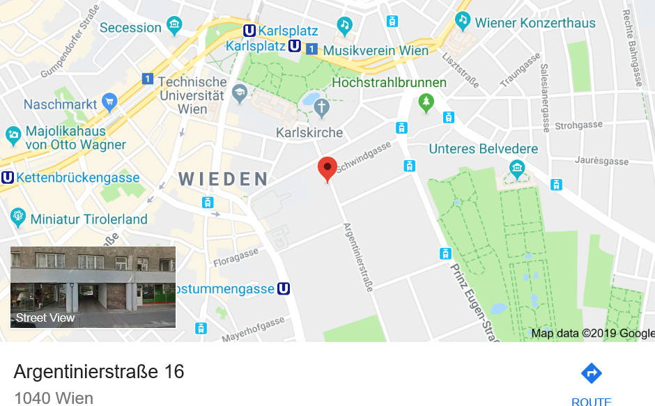 12. Mietwohung 1040 Wien - Lageplan
