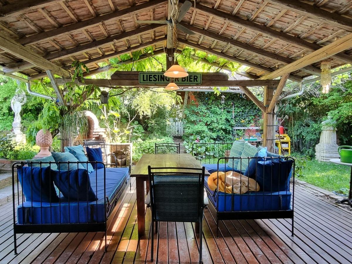 berdachte Terrasse