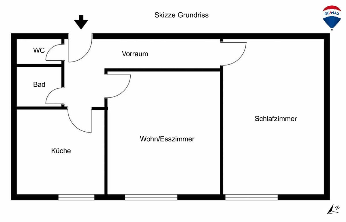 13. Eigentumswohnung 1160 Wien - Grundriss