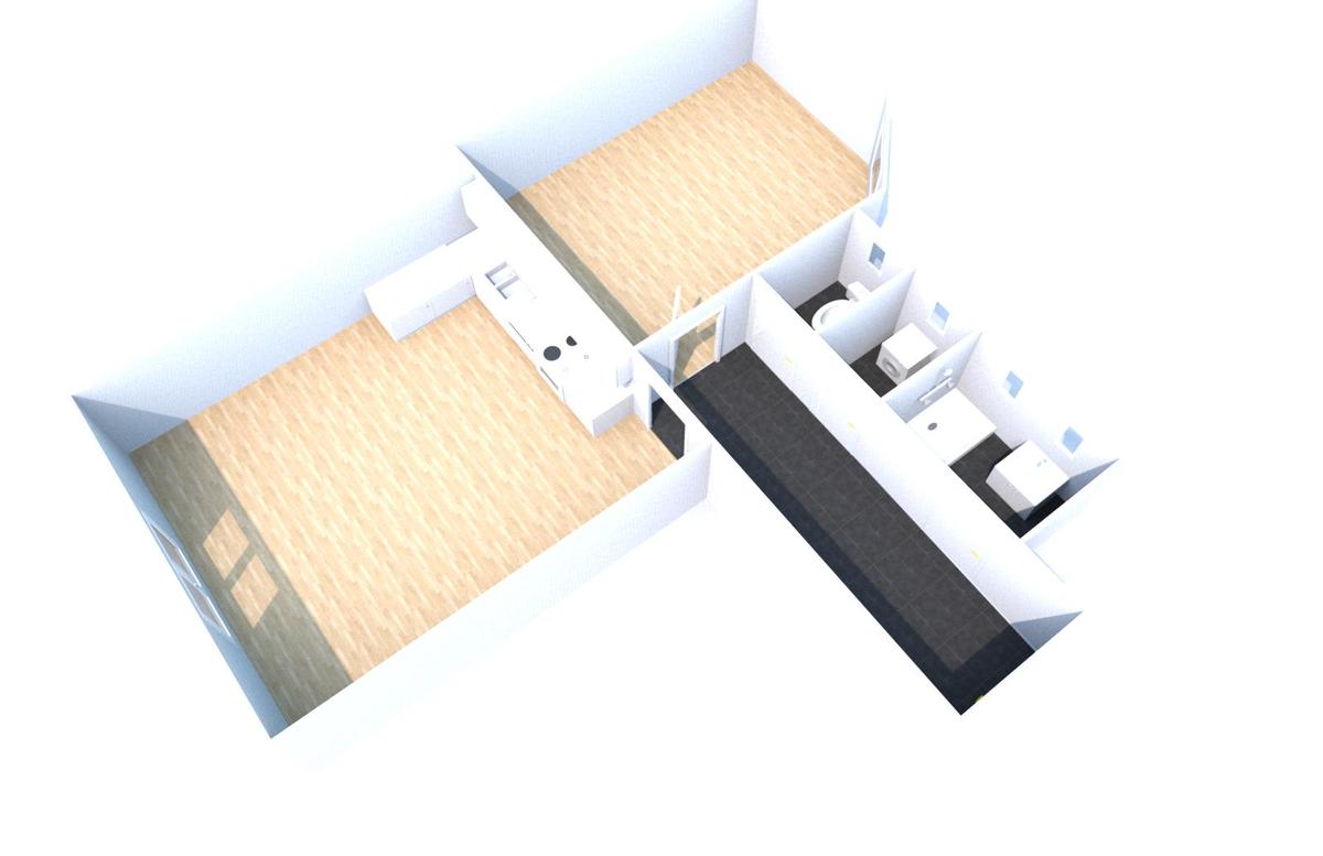 12. Eigentumswohnung 1210 Wien - Grundriss 3D
