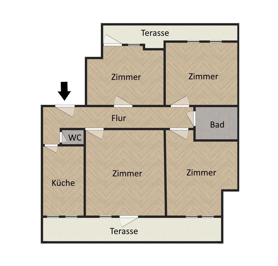 16. Mietwohnung 1140 Wien - Grundriss