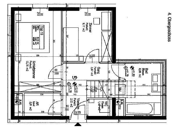 Plan OG 4. Stock DG 1 ETW 1210 Langenzersdorferstr
