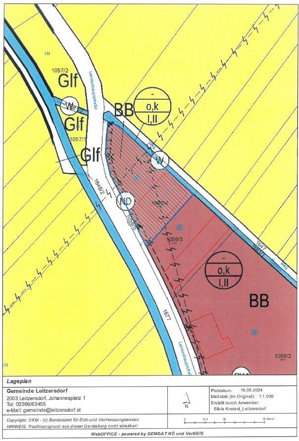Flchenwidmungsplan - Betriebsbaugrund 2003 Leitze